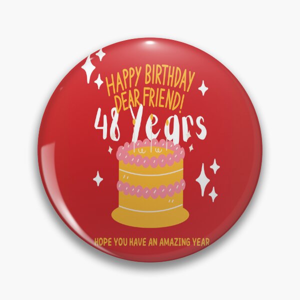 Item preview, Happy Birthday Dear Friend -48 years-Hope you have an Amazing year designed and sold by cardofkind.