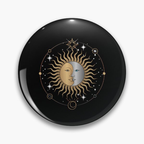 Item preview, Boho Aesthetic Celestial Bodies Sun Moon Astrology designed and sold by bestshirtdesign.