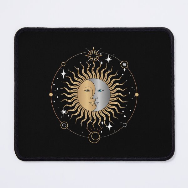 Item preview, Boho Aesthetic Celestial Bodies Sun Moon Astrology designed and sold by bestshirtdesign.