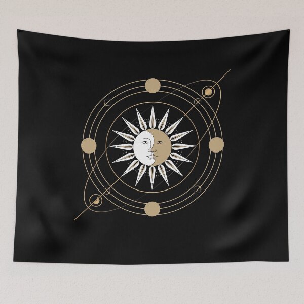 Item preview, Celestial Bodies Moon Sun Astrology Boho Astronomy designed and sold by bestshirtdesign.