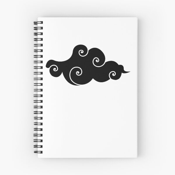 Item preview, Minimalist black and white mystic cloud Japanese anime designed and sold by streetMugs.