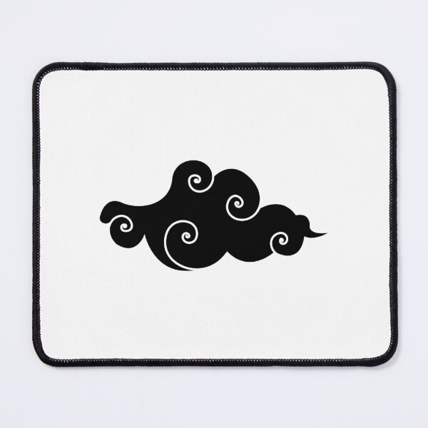 Item preview, Minimalist black and white mystic cloud Japanese anime designed and sold by streetMugs.