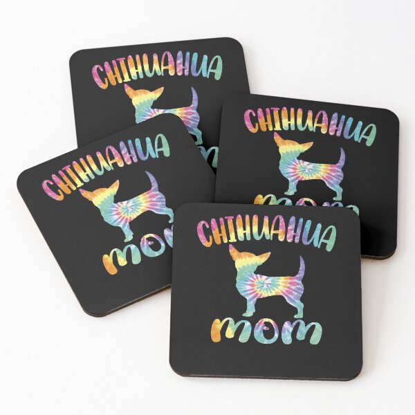 Item preview, Funny Chihuahua Dog Cute Rainbow Tie Dye Dog Mom T-Shirt designed and sold by nuzzilrhall.
