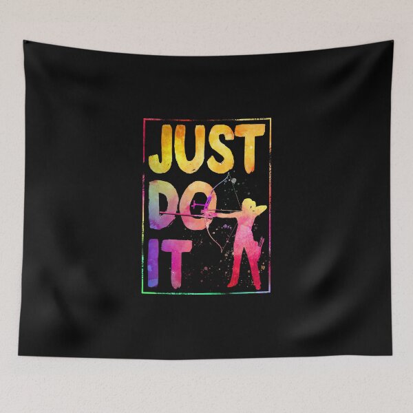 Item preview, just do it watercolor Archery designed and sold by JoycePruit.