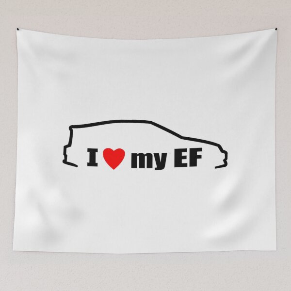 Item preview, I LOVE MY EF designed and sold by Racingdecals.