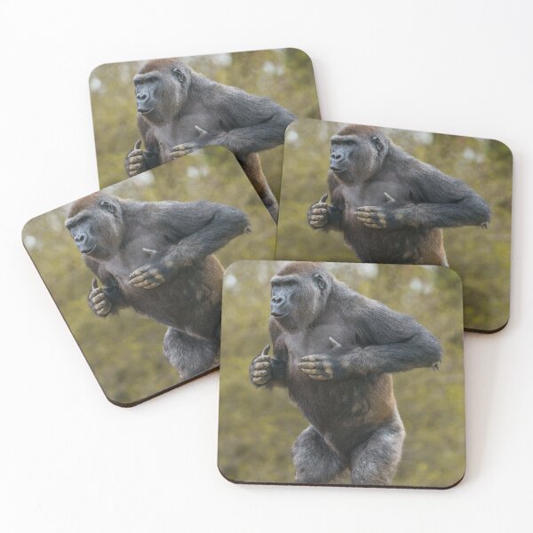 Item preview, Chest Beating Gorilla designed and sold by rawshutterbug.