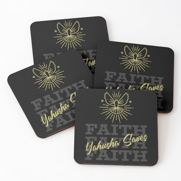 Item preview, Faith - Yahusha (Jesus) Saves - Biblical Christian Text designed and sold by Chez-Creations.