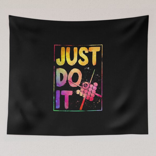 Item preview, just do it watercolor Billiard designed and sold by JoycePruit.