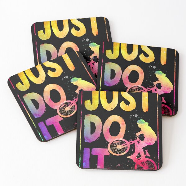 Item preview, just do it watercolor Bmx designed and sold by JoycePruit.