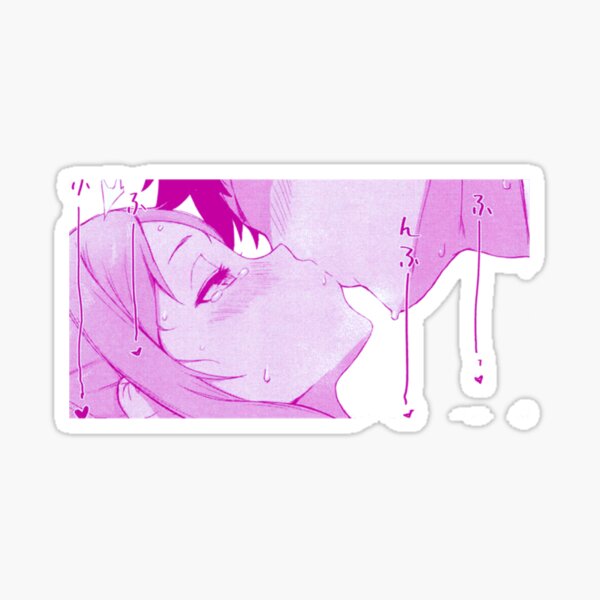 Sexy Anime Aesthetic Kissing Classic Sticker By Puycebyftho Redbubble