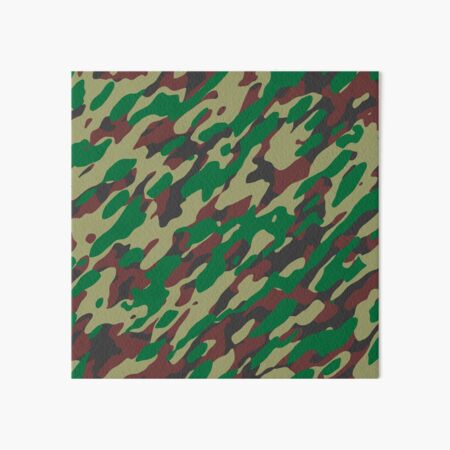 Camouflage Pattern Dark Green Military Army | Art Board Print