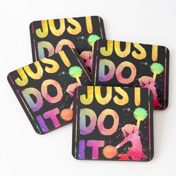 Item preview, just do it watercolor Cheerleading designed and sold by JoycePruit.