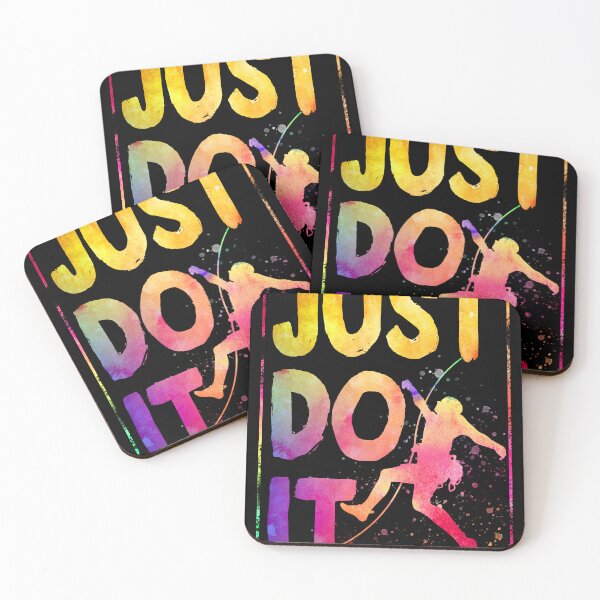 Item preview, just do it watercolor Climbing designed and sold by JoycePruit.