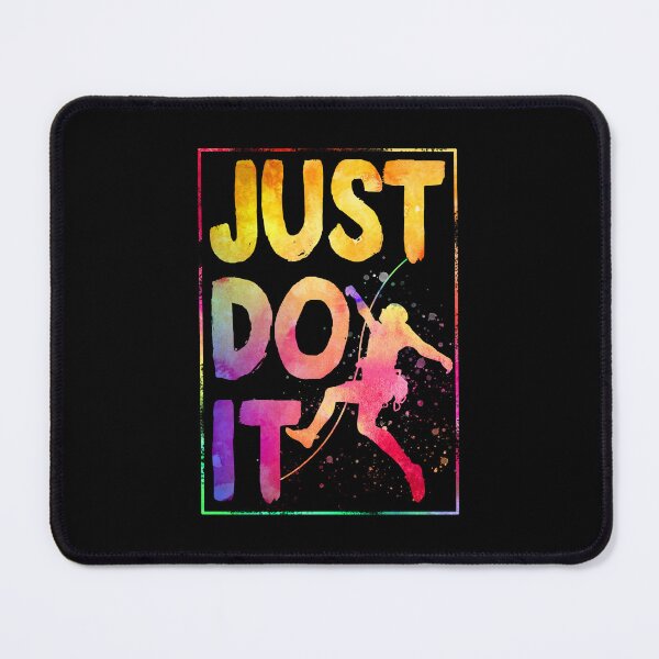 Item preview, just do it watercolor Climbing designed and sold by JoycePruit.