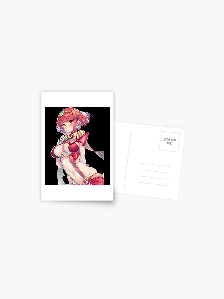 Sexy Anime Girl Pyra Xenoblade Classic Postcard For Sale By Puycebyftho Redbubble