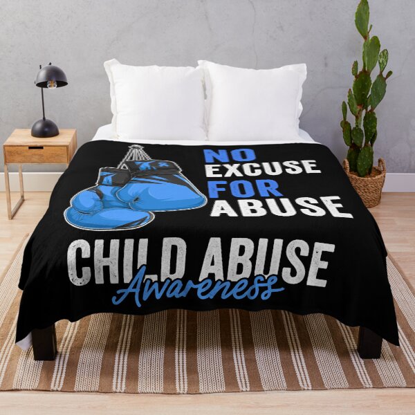 Item preview, Child Abuse Prevention Awareness Boxing Gloves Blue Ribbon Pullover Hoodie designed and sold by horstfstesa.