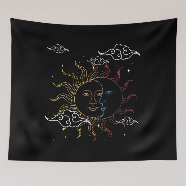 Item preview, Boho Sun Aesthetic Celestial Bodies Moon Astrology designed and sold by bestshirtdesign.