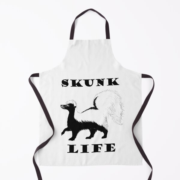 Item preview, Skunk Life (black on white version) designed and sold by NinGaui.