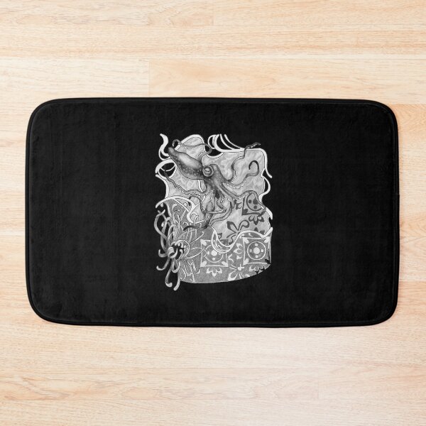 Item preview, Octopus and mum flower petal ocean boneless ink garden swim designed and sold by jessicyancy51.