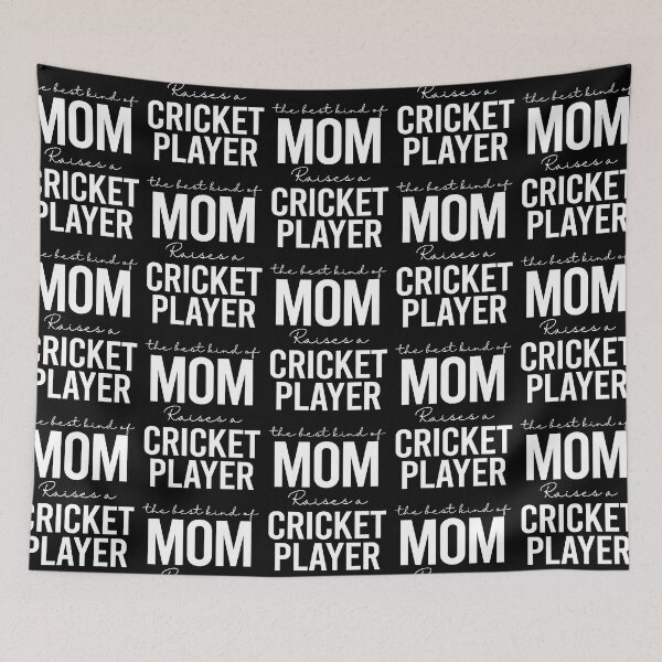 Item preview, The best kind of mom raises a cricket player - white designed and sold by EmilyFun.