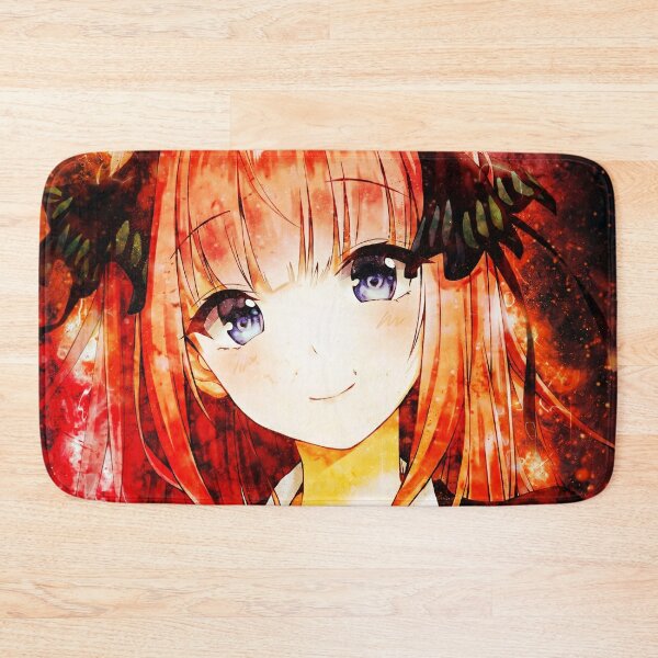 Nakano Sisters - Nino, Miku, Itsuki, Yotsuba, Ichika [Gotoubun no Hanayome/  The Quintessential Quintuplets] Bath Mat for Sale by WaboBabo