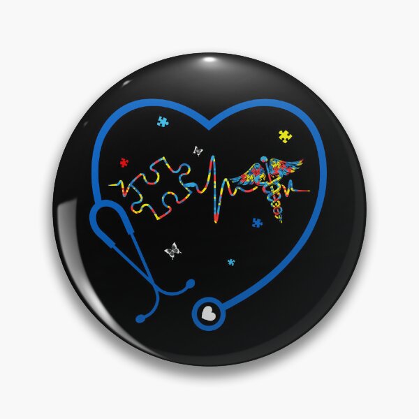 Item preview, Best Autism Nurse Ribbon Puzzle Awareness Scrub Nursing Life Nursery designed and sold by adsmod.
