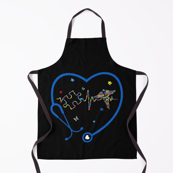 Item preview, Best Autism Nurse Ribbon Puzzle Awareness Scrub Nursing Life Nursery designed and sold by adsmod.