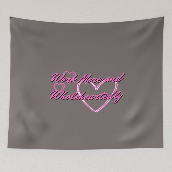 Item preview, Work More and Wholeheartedly quotes funny designed and sold by Khaila-shop.