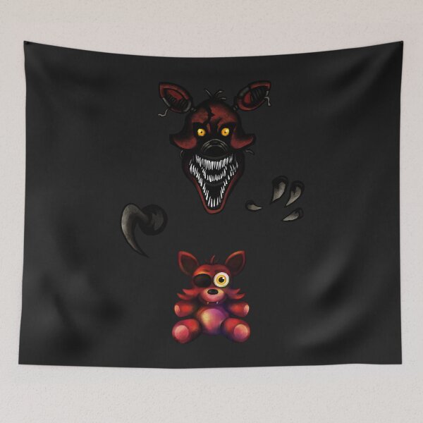 Item preview, Five nights at freddy's   fnaf    nightmare foxy plush classic t shirt designed and sold by montagu1384.