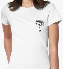 VW Bus Women's Fitted T-Shirt