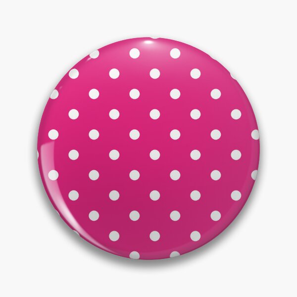 Item preview, White and Hot Pink Polka Dot Pattern  designed and sold by KarinaI.