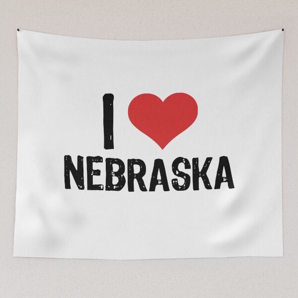 Item preview, I Love Nebraska designed and sold by The "I Love Everything" Shop.