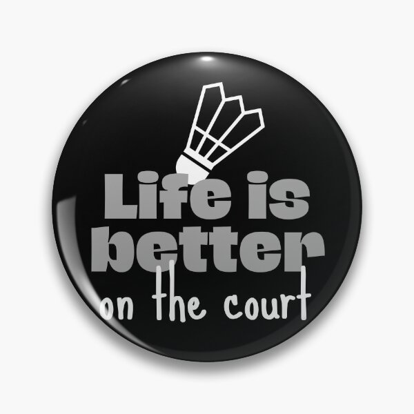 Item preview, Badminton: Life is better on the water designed and sold by TheGreenGoat.
