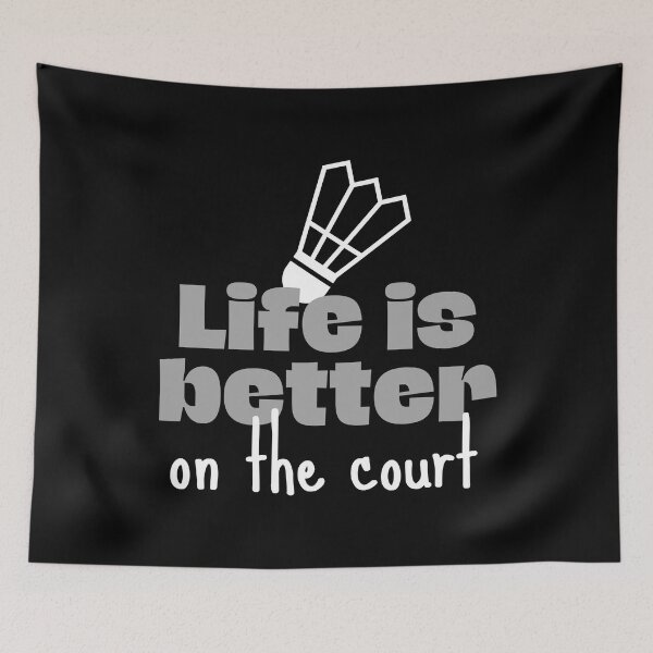 Item preview, Badminton: Life is better on the water designed and sold by TheGreenGoat.