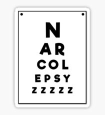 Sleep Disorders: Narcolepsy... zzzz Sticker