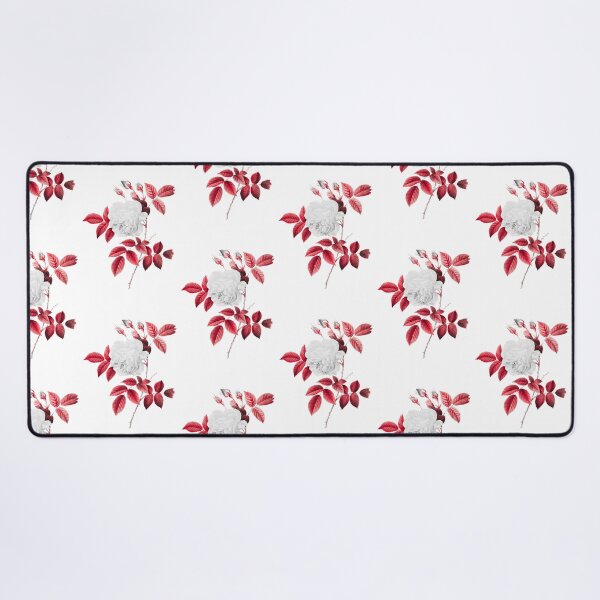 Item preview, Alt Red - White Rose Flower designed and sold by DaphneKstudio .