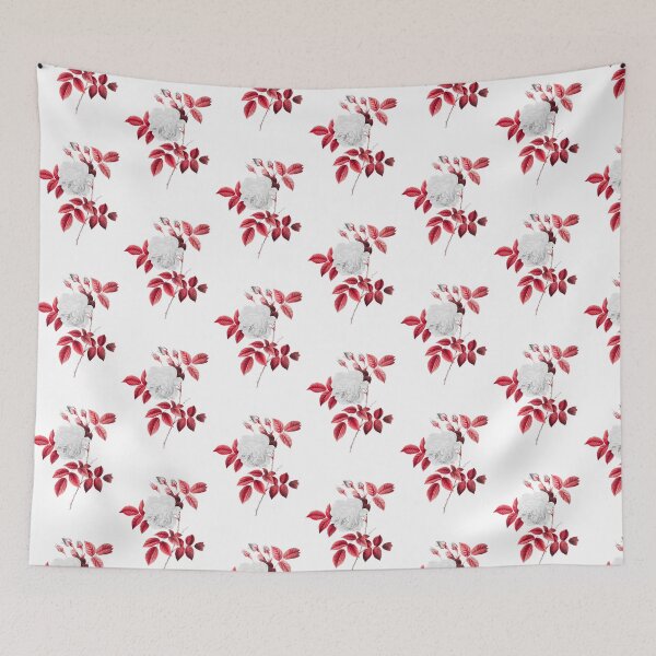 Item preview, Alt Red -  White Rose Flower  designed and sold by DaphneKstudio .