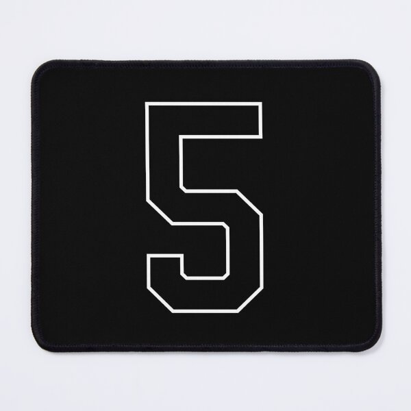 Item preview, Black Number 5 lucky sports jersey five designed and sold by HeavyStyle.
