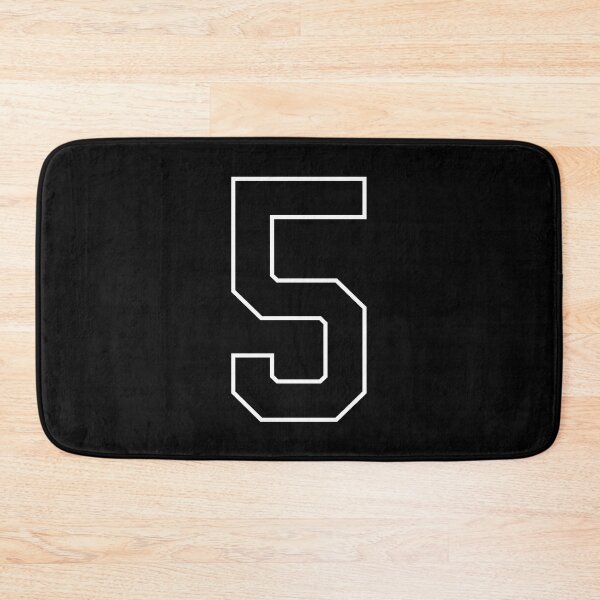 Item preview, Black Number 5 lucky sports jersey five designed and sold by HeavyStyle.