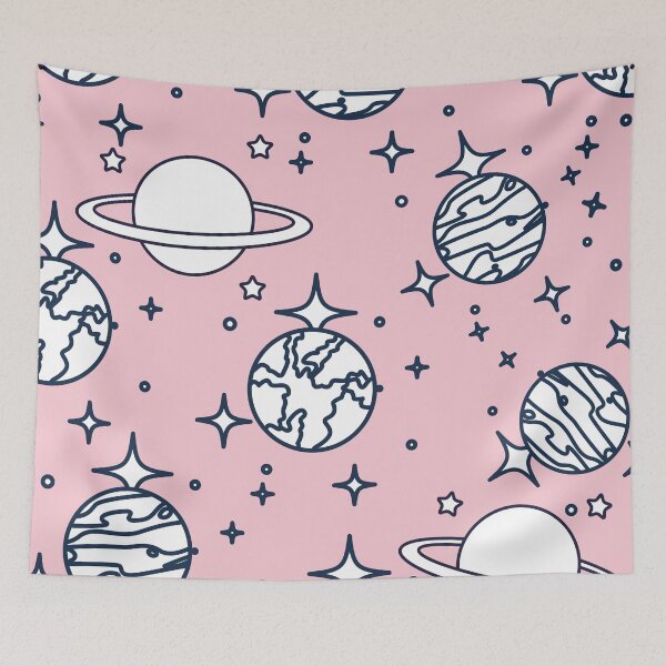 Item preview, Minimalistic Space Planet Pattern designed and sold by GraphicsClub.