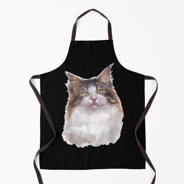 Item preview, Norwegian Forest Ca  Watercolor Art Norwegian Cat 51 designed and sold by whirrywacristeu.