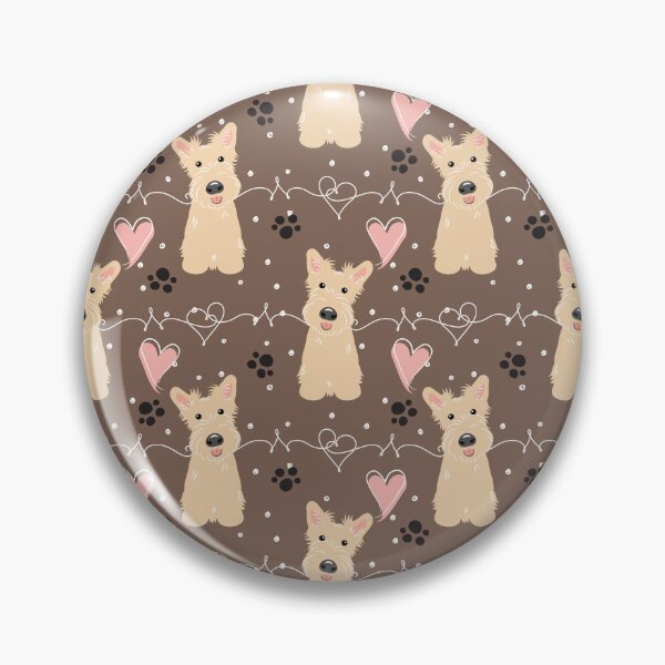 Item preview, LOVE Wheaten Scottish Terrier designed and sold by Lulupainting.