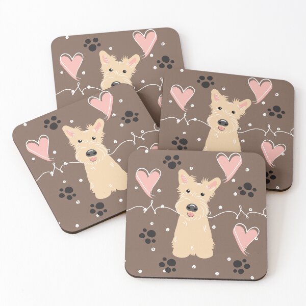 Artikelvorschau, LIEBE Wheaten Scottish Terrier entworfen und verkauft von Lulupainting.