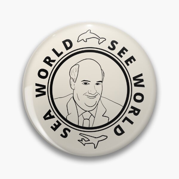 Item preview, Kevin Malone Sea or See World Office designed and sold by Smagnaferous.
