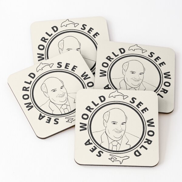 Item preview, Kevin Malone Sea or See World Office designed and sold by Smagnaferous.