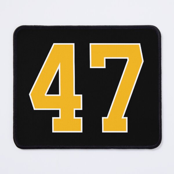 Item preview, Yellow Number 47 lucky sports jersey forty seven designed and sold by HeavyStyle.
