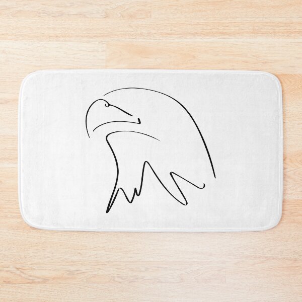 Item preview, Eagle Head Line Art - Minimalist designed and sold by Zcared.