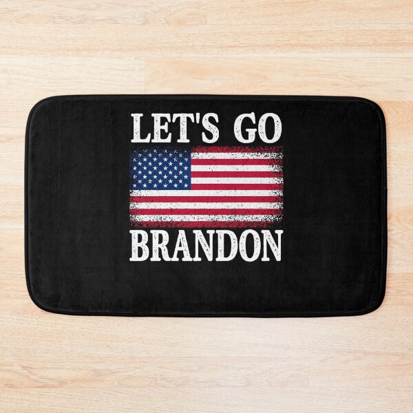 Item preview, Lets Go Brandon Meme with a Distressed American Flag designed and sold by marleleana.