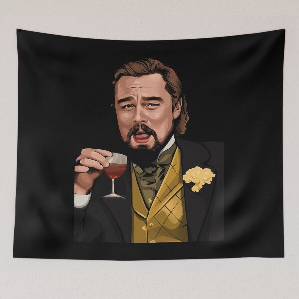 Item preview, Laughing Leo  Iconic Meme From Django Unchained  designed and sold by zebedeenefert.