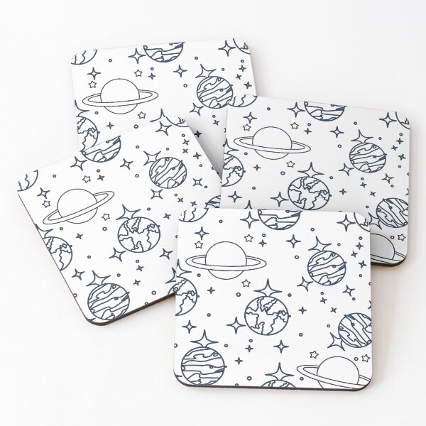 Item preview, Minimalistic Space Planet Pattern designed and sold by GraphicsClub.